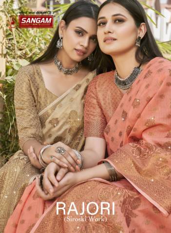 Rajori By Sangam Beautiful Worked Cotton Saree Collection